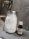 bath salts/eucalyptus oil